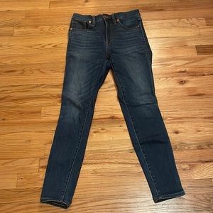 Madewell high rise skinny jeans